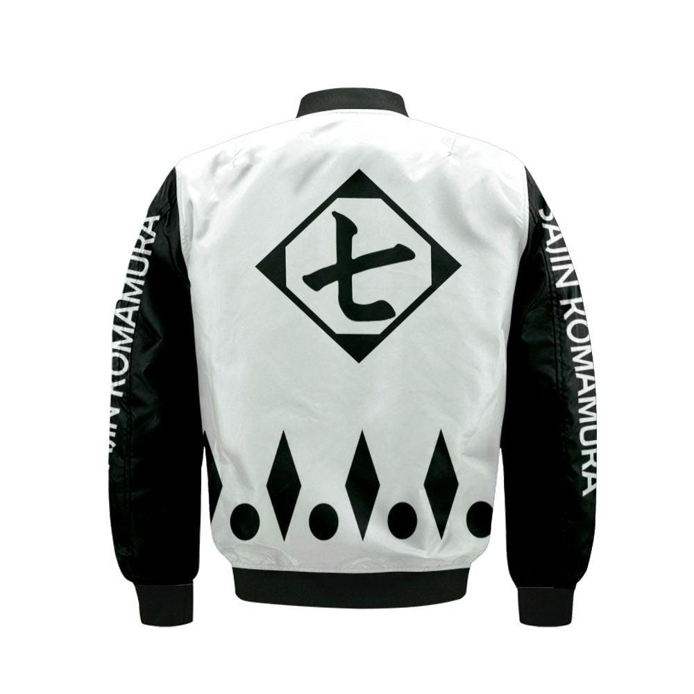 Sajin-Komamura-Seventh-Division-Bomber-Jacket-Custom-Bleach-Cosplay-Costumes-Bomber-Jacket-1
