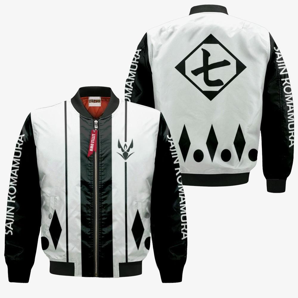 Sajin-Komamura-Seventh-Division-Bomber-Jacket-Custom-Bleach-Cosplay-Costumes-Bomber-Jacket-2