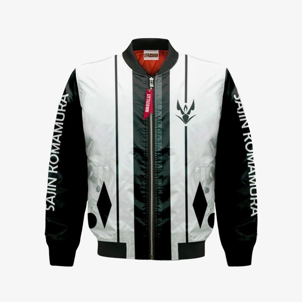 Sajin Komamura Seventh Division Bomber Jacket Custom Bleach Cosplay Costumes Bomber Jacket Sajin Komamura Seventh Division Bomber Jacket Custom Bleach Cosplay Costumes Bomber Jacket