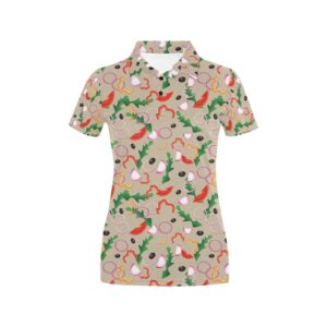 Salad Print Design Lks303 Women'S Polo Shirt