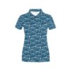 Salmon Fish Print Design Lks301 Women'S Polo Shirt