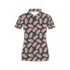 Salmon Steak Print Design Lks306 Women'S Polo Shirt