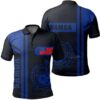 Samoa Blue Polo Shirt- Boba Style - AH - J14