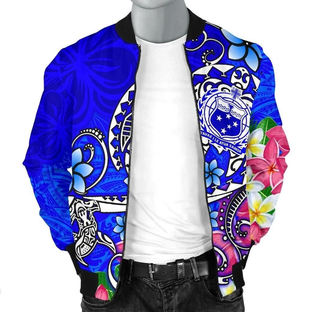 Samoa-Mens-Bomber-Jacket-Turtle-Plumeria-Blue-BN18-Bomber-Jacket-2