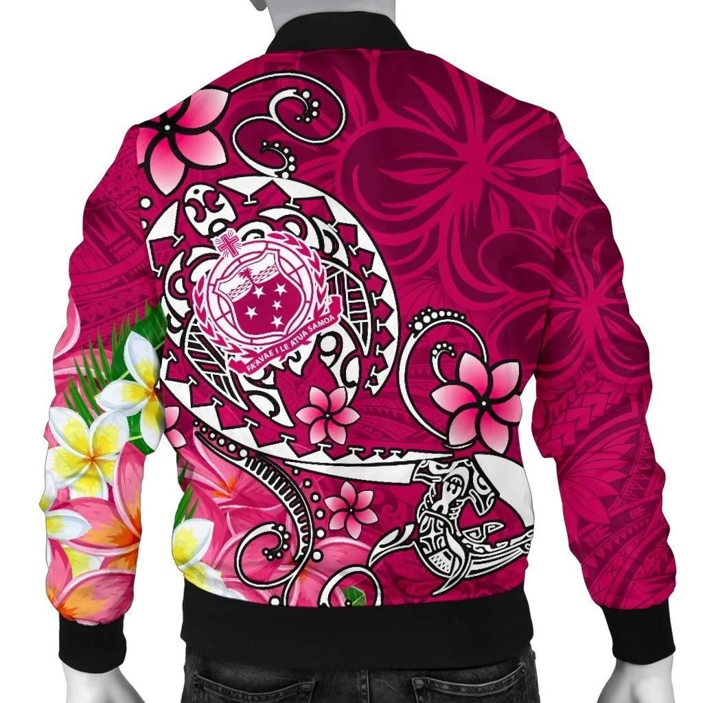 Samoa-Mens-Bomber-Jacket-Turtle-Plumeria-Pink-BN18-Bomber-Jacket-1