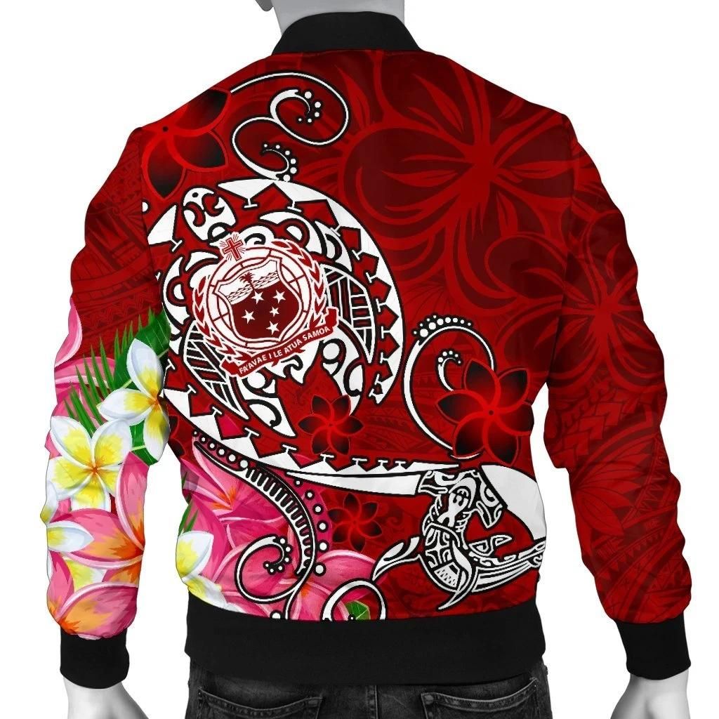 Samoa-Mens-Bomber-Jacket-Turtle-Plumeria-Red-BN18-Bomber-Jacket-1