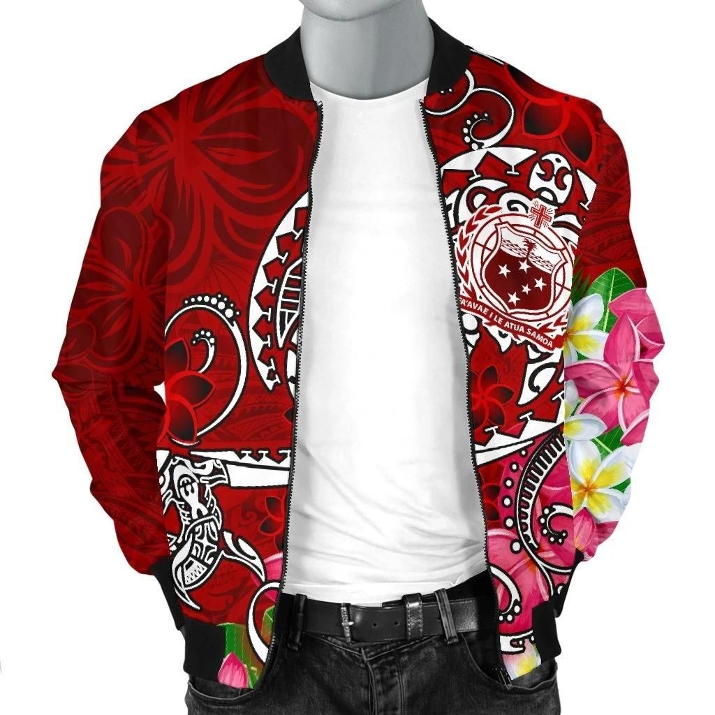 Samoa-Mens-Bomber-Jacket-Turtle-Plumeria-Red-BN18-Bomber-Jacket-2