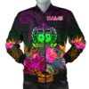 Samoa Personalised Men's Bomber Jacket - Summer Hibiscus - BN15 Bomber Jacket
