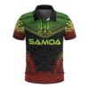 Samoa Polo Shirt - Polynesian Chief Reggae Version - BN10