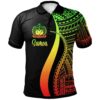 Samoa Polo Shirt Reggae - Polynesian Tentacle Tribal Pattern - BN11