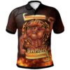 Samoa Polo Shirt - The Fire Knife Dance - BN29