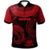 Samoa Polo-Shirt - Unique Serrated Texture Red - BN20