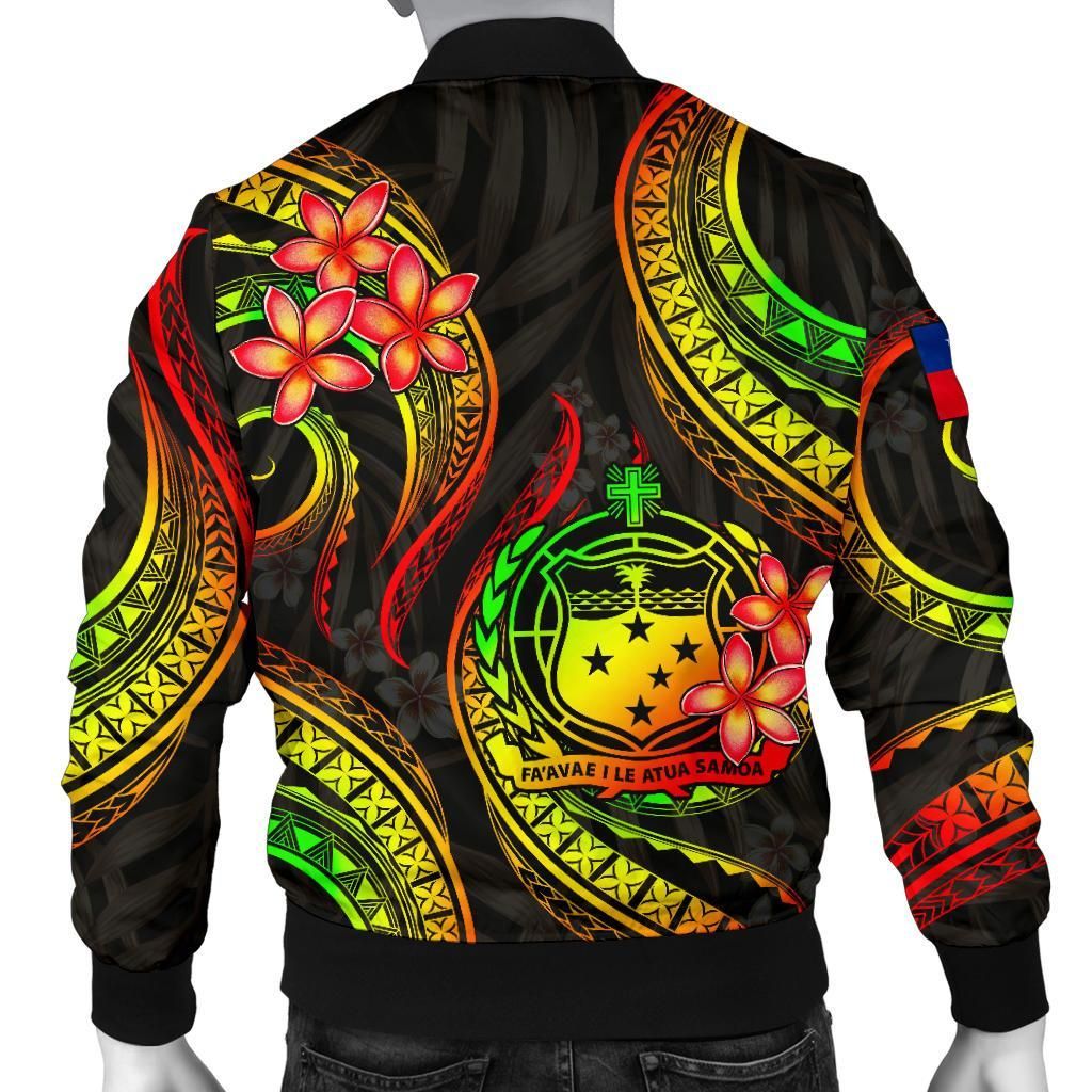 Samoa-Polynesian-Men-Bomber-Jacket-Reggae-Plumeria-BN11-Bomber-Jacket-1
