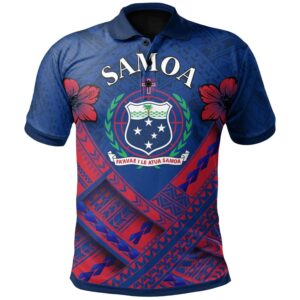 Samoa Polynesian Polo Shirts - Samoa Seal Camisole Hibiscus Style - BN18