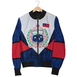 Samoa Polynesian Women's Bomber Jacket - Legend of Samoa - BN24 Bomber Jacket