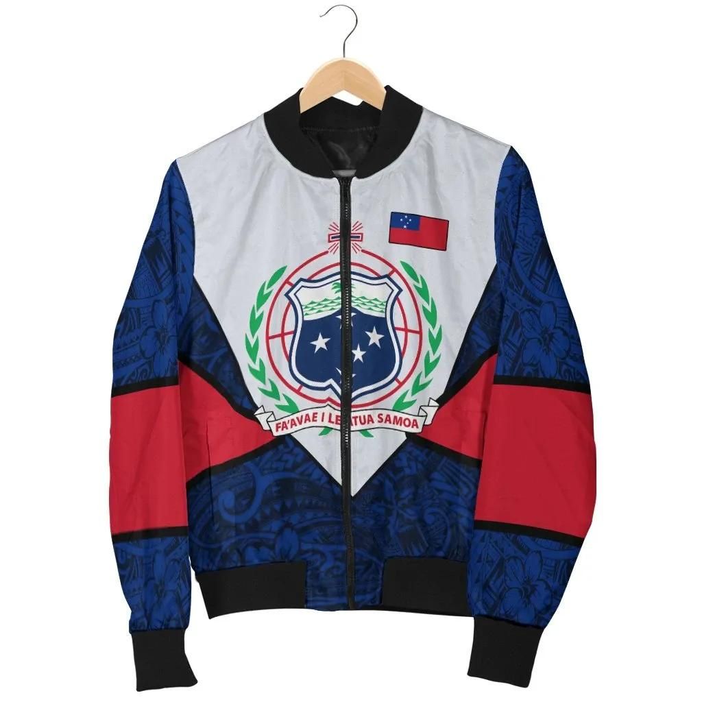 Samoa Polynesian Women's Bomber Jacket - Legend of Samoa - BN24 Bomber Jacket Samoa Polynesian Women's Bomber Jacket - Legend of Samoa - BN24 Bomber Jacket