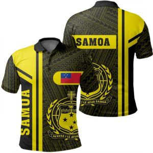 Samoa Yellow Polo Shirt- Boba Style - AH - J14