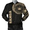Samoa in My Heart Polynesian Tattoo Style Men's Bomber Jacket A7 Bomber Jacket