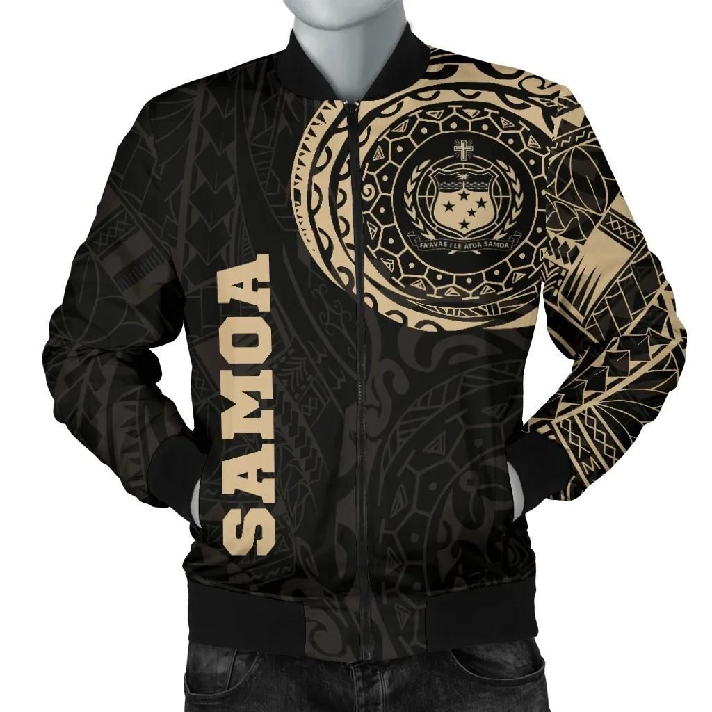 Samoa in My Heart Polynesian Tattoo Style Men's Bomber Jacket A7 Bomber Jacket Samoa in My Heart Polynesian Tattoo Style Men's Bomber Jacket A7 Bomber Jacket