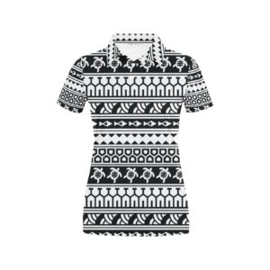 Samoan Pattern Print Design Lks303 Women'S Polo Shirt
