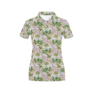 Sampaguita Print Design Lks302 Women'S Polo Shirt