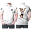 San Antonio Basketball Classic Mascot Logo Gift For Antonio Fans White Polo Shirt