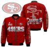 San Francisco 49Ers Lvi Super Bowl Champions 2022 Bomber Jacket