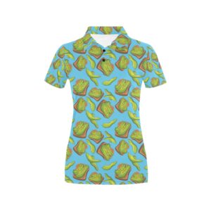 Sandwich Avocado Print Design Lks306 Women'S Polo Shirt