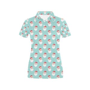 Santa Print Design Lks308 Women'S Polo Shirt