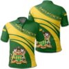 Saskatchewan Coat Of Arms Polo Shirt Cricket Style J5W
