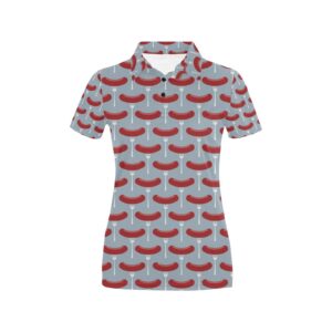 Sausage Print Design Lks301 Women'S Polo Shirt