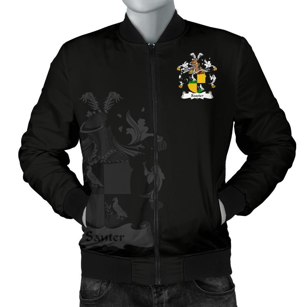 Sauter Germany Men's Bomber Jacket - German Family Crest A7 Bomber Jacket Sauter Germany Men's Bomber Jacket - German Family Crest A7 Bomber Jacket