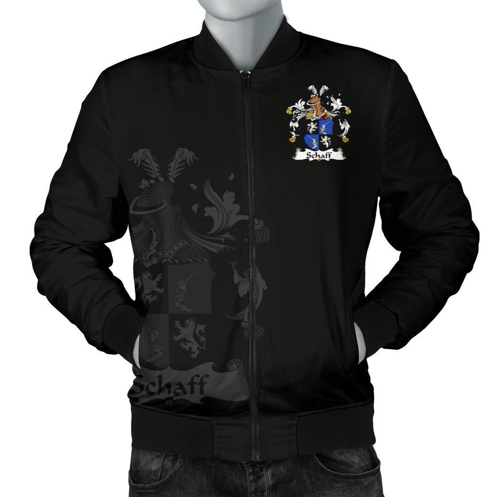 Schaff Germany Men's Bomber Jacket - German Family Crest A7 Bomber Jacket Schaff Germany Men's Bomber Jacket - German Family Crest A7 Bomber Jacket