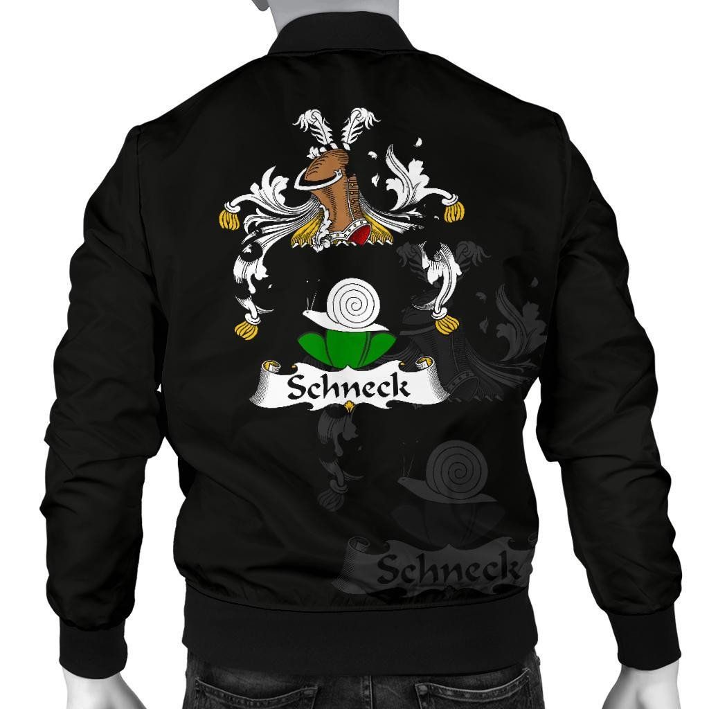 Schneck-Germany-Mens-Bomber-Jacket-German-Family-Crest-A7-1