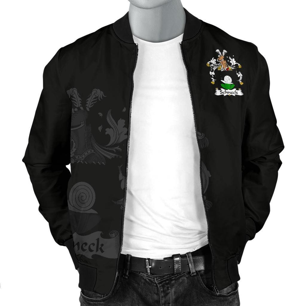Schneck-Germany-Mens-Bomber-Jacket-German-Family-Crest-A7-2