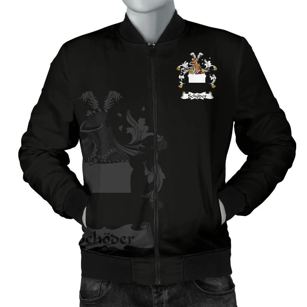 Schoder Germany Men's Bomber Jacket - German Family Crest A7 Bomber Jacket Schoder Germany Men's Bomber Jacket - German Family Crest A7 Bomber Jacket