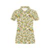 School Bus Print Design Lks301 Women'S Polo Shirt