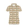 School Bus Print Design Lks305 Women'S Polo Shirt