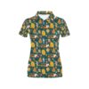 School Bus Print Design Lks309 Women'S Polo Shirt