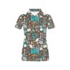 Science Print Design Lks303 Women'S Polo Shirt