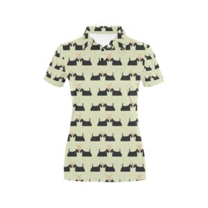 Scottish Terriers Print Design Lks304 Women's Polo Shirt