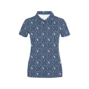 Scottish Terriers Print Design Lks307 Women's Polo Shirt