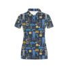 Scuba Equipment Print Design Lks305 Women'S Polo Shirt