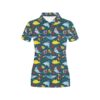 Scuba With Sharks Print Design Lks303 Women'S Polo Shirt