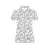 Sea Turtle Print Design Lks304 Women's Polo Shirt
