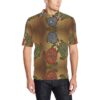 Sea Turtle Tribal Colorful Men Polo Shirt