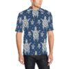 Sea Turtle Tribal Men Polo Shirt