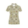 Seashell Beach Print Design Lks303 Women'S Polo Shirt
