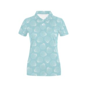 Seashell Print Design Lks3010 Women'S Polo Shirt
