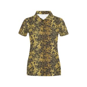 Seaweed Print Design Lks303 Women'S Polo Shirt